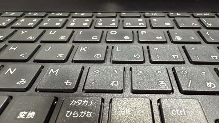 クオリット購入品（HP）のキーボード部分
