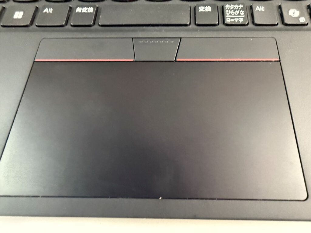 ThinkPad X13 Gen 6 タッチパッド
