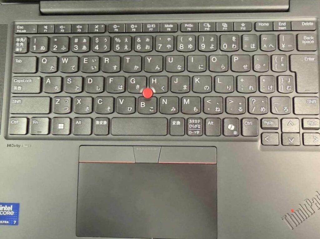 ThinkPad X13 Gen 6 キーボード