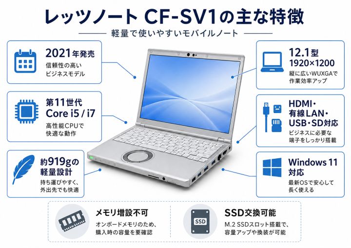 2026年】レッツノート SV1（CF-SV1）は中古で買い？価格相場・メモリ