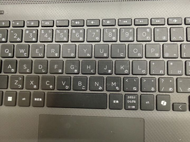 HP 250R G9の日本語キーボード