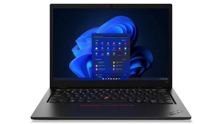 ThinkPad L13 Gen 3の正面とキーボード